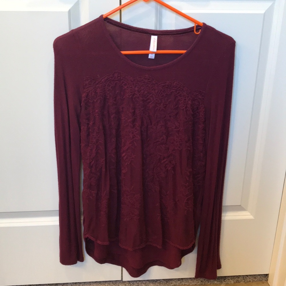 Lace Long Sleeve Blouse